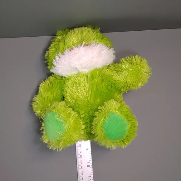 Green Frog Stuffed Animal - Picture 6 of 7